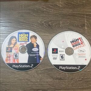 Disney High School Musical PlayStation 2 Game Discs